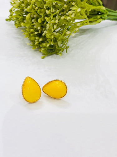 Yellow Drop Earrings